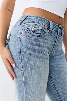 BECCA CARGO BELT FLAP BOOTCUT JEAN
