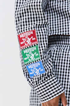 RELAXED GINGHAM LONG SLEEVE SHIRT