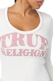 TRUE BUDDHA WAFFLE NOTCH TOP
