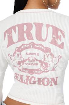 TRUE BUDDHA WAFFLE NOTCH TOP