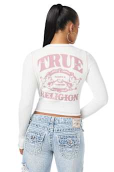 TRUE BUDDHA WAFFLE NOTCH TOP