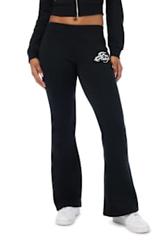 CRYSTAL MID RISE BOOTCUT SWEATPANT