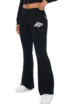 CRYSTAL MID RISE BOOTCUT SWEATPANT