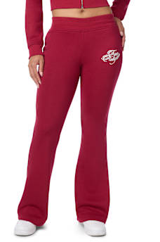 CRYSTAL MID RISE BOOTCUT SWEATPANT