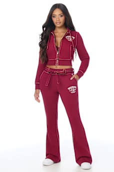 CRYSTAL BUDDHA BIG T SHRUNKEN ZIP HOODIE