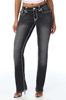 BILLIE MID RISE SUPER T FLAP STRAIGHT JEAN