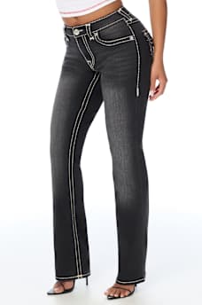 BILLIE MID RISE SUPER T FLAP STRAIGHT JEAN