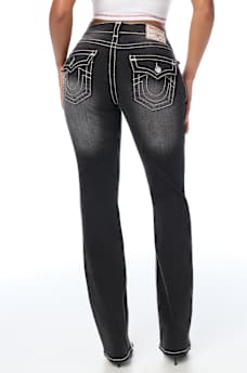 BILLIE MID RISE SUPER T FLAP STRAIGHT JEAN