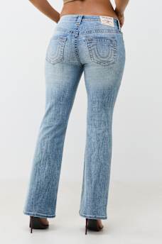 BECCA MID RISE SHORT INSEAM BOOTCUT JEAN