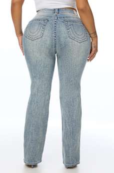 PLUS BILLIE MID RISE STRAIGHT JEAN
