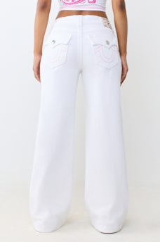 BOBBI MID RISE DESTROYED BAGGY FLAP JEAN