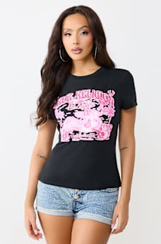 CRYSTAL POOL PARTY CREWNECK TEE