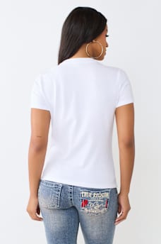 CRYSTAL POOL PARTY CREWNECK TEE