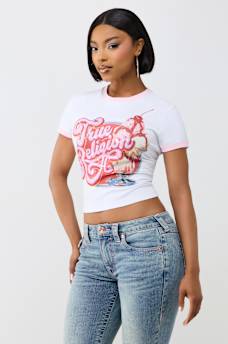 CRYSTAL ICE CREAM BABY TEE