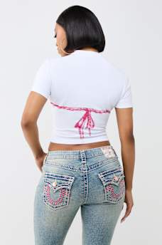 CRYSTAL BIKINI BABY TEE
