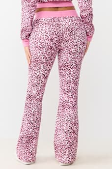 CHERRY LEOPARD BOOTCUT PANT