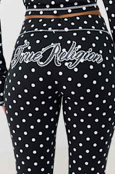 POLKA DOT BOOTCUT PANT