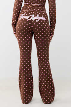 POLKA DOT BOOTCUT PANT