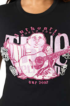 AUTHENTIC CRYSTAL BUDDHA TEE