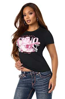 AUTHENTIC CRYSTAL BUDDHA TEE