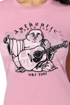 AUTHENTIC CRYSTAL BUDDHA TEE