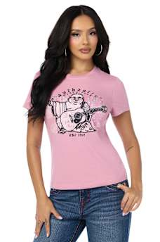 AUTHENTIC CRYSTAL BUDDHA TEE