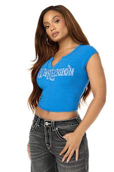 HEART LOCK NOTCH TEE