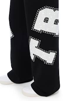 CRYSTAL MID RISE STRAIGHT LEG SWEATPANT