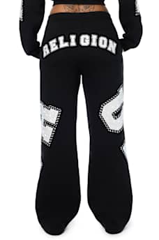 CRYSTAL MID RISE STRAIGHT LEG SWEATPANT