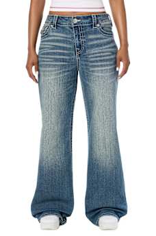 BOBBI WING BAGGY FLAP JEAN