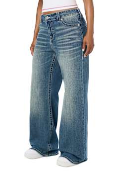 BOBBI WING BAGGY FLAP JEAN