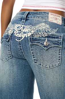 BOBBI WING BAGGY FLAP JEAN