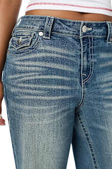 BOBBI WING BAGGY FLAP JEAN