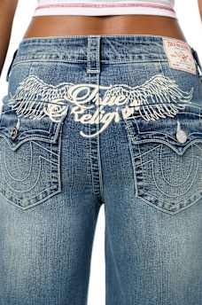 BOBBI WING BAGGY FLAP JEAN