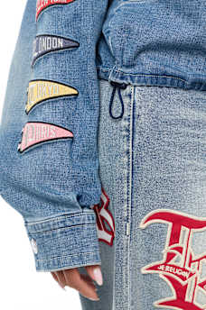 HEAVY EMBROIDERY DENIM JACKET