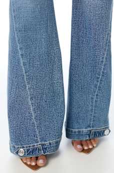 JOEY LOW RISE CARGO FLAP FLARE JEAN