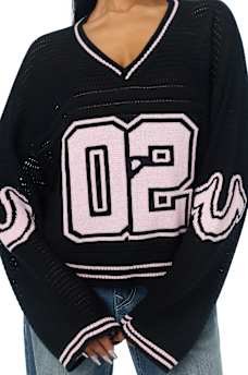 SPORTY SWEATER JERSEY TOP