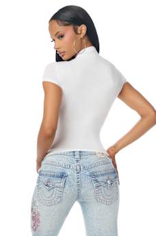 CRYSTAL KEYHOLE CAP SLEEVE TOP