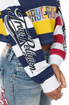 EMBROIDERD STRIPED POLO SHIRT