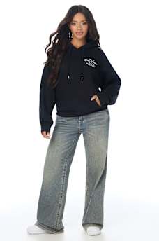 EMBROIDERED OVERSIZED HOODIE