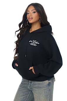 EMBROIDERED OVERSIZED HOODIE