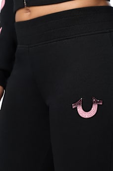 CRYSTAL FLAME BOOTCUT SWEATPANT
