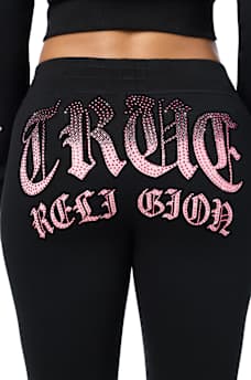 CRYSTAL FLAME BOOTCUT SWEATPANT