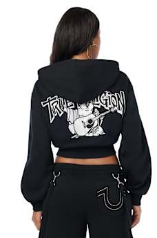 EMBRODERED ZIP-UP HOODIE