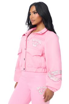 CRYSTAL GIRLFRIEND RAGLAN SWEATER JACKET