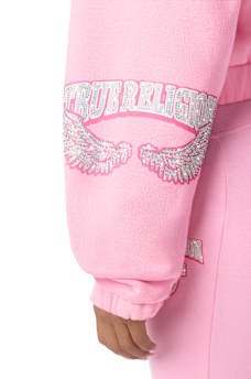 CRYSTAL GIRLFRIEND RAGLAN SWEATER JACKET