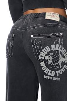 WASHED BIG T PIERCING SWEATPANT