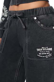 WASHED BIG T PIERCING SWEATPANT