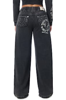 WASHED BIG T PIERCING SWEATPANT