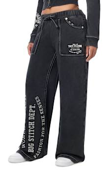WASHED BIG T PIERCING SWEATPANT